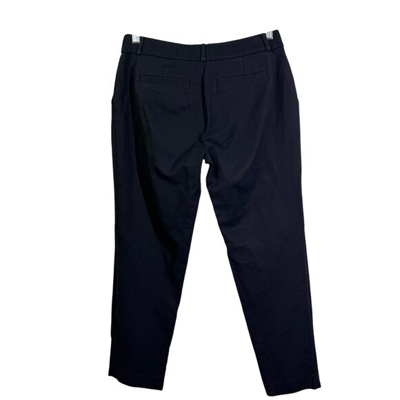 KATE SPADE Pants 4 Cropped Slim Cigarette‎ Front & Rear Pockets Navy Classic - Picture 3 of 15
